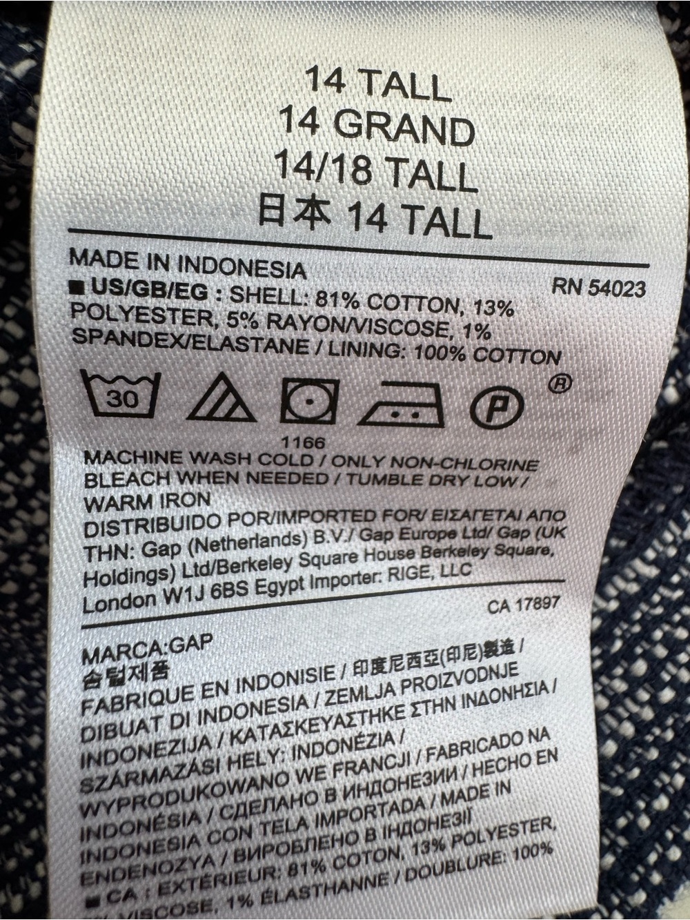 GAP Sleeveless Midi Dress in Heather Blue-Gray - Picture 5 of 6